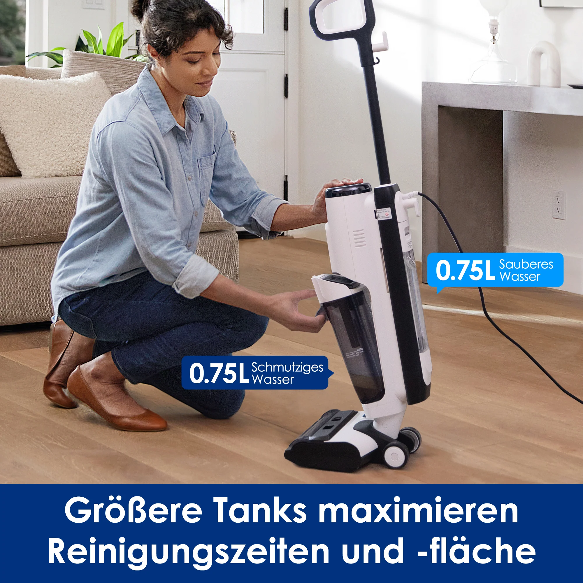 Tineco FLOOR ONE S5 Steam intelligenter Nass- und Trockensauger - Image 6