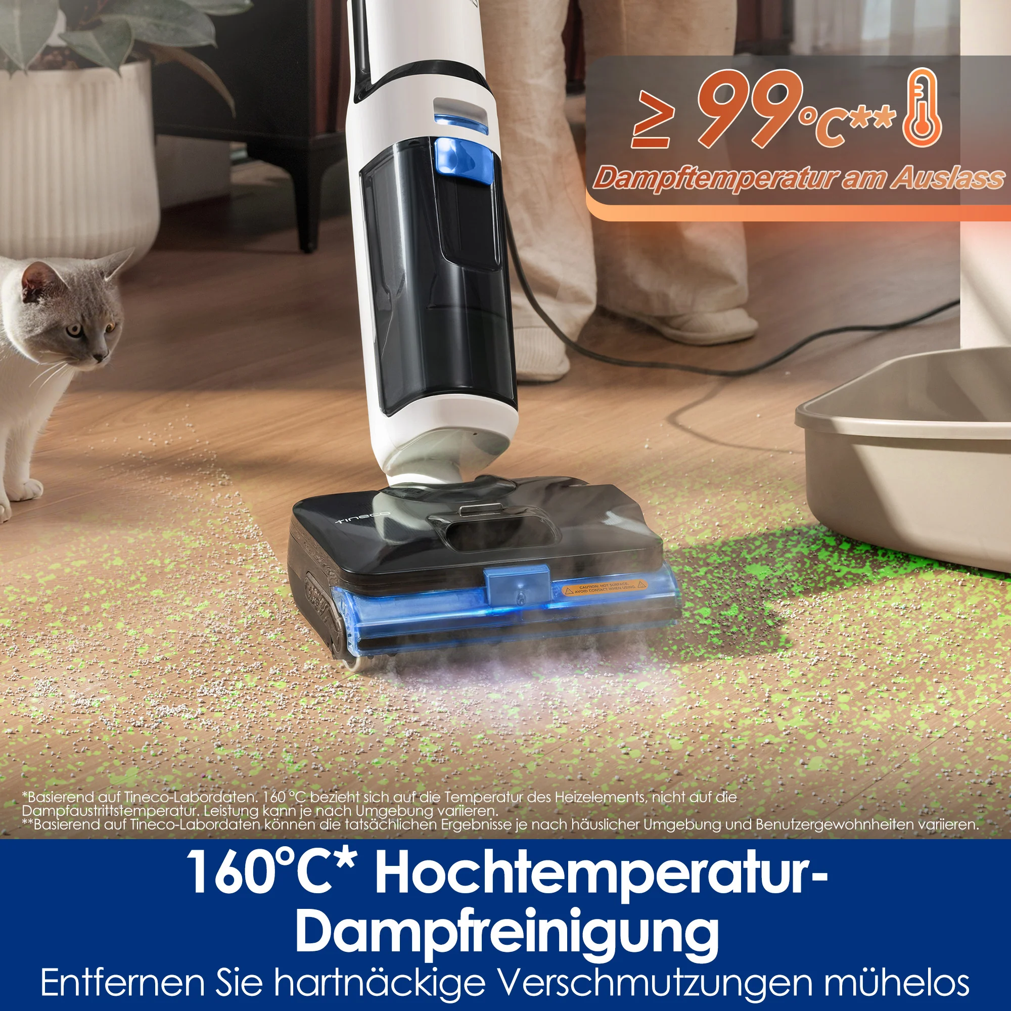 Tineco FLOOR ONE S6 Stretch Steam Nass- und Trockensauger - Image 3