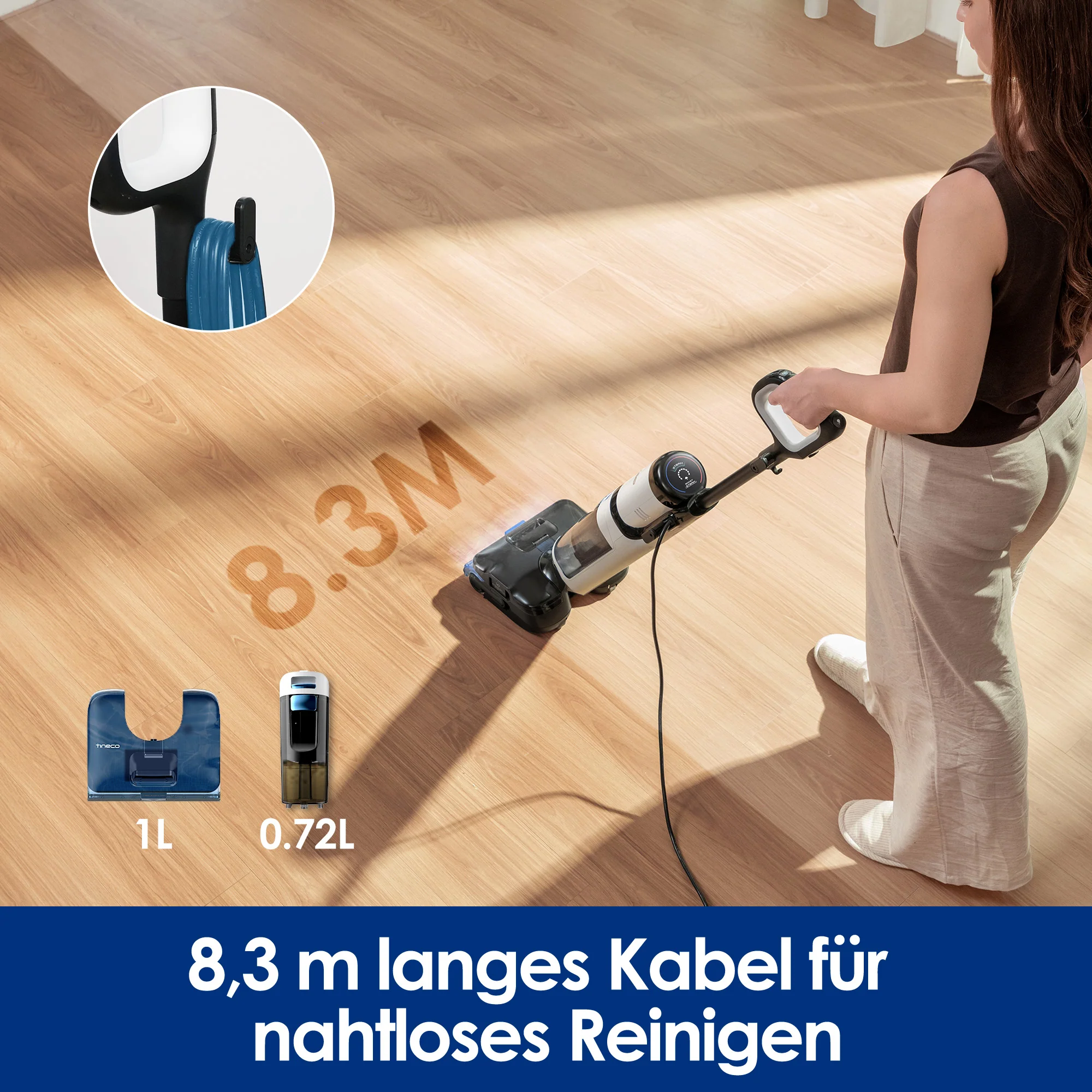 Tineco FLOOR ONE S6 Stretch Steam Nass- und Trockensauger - Image 7
