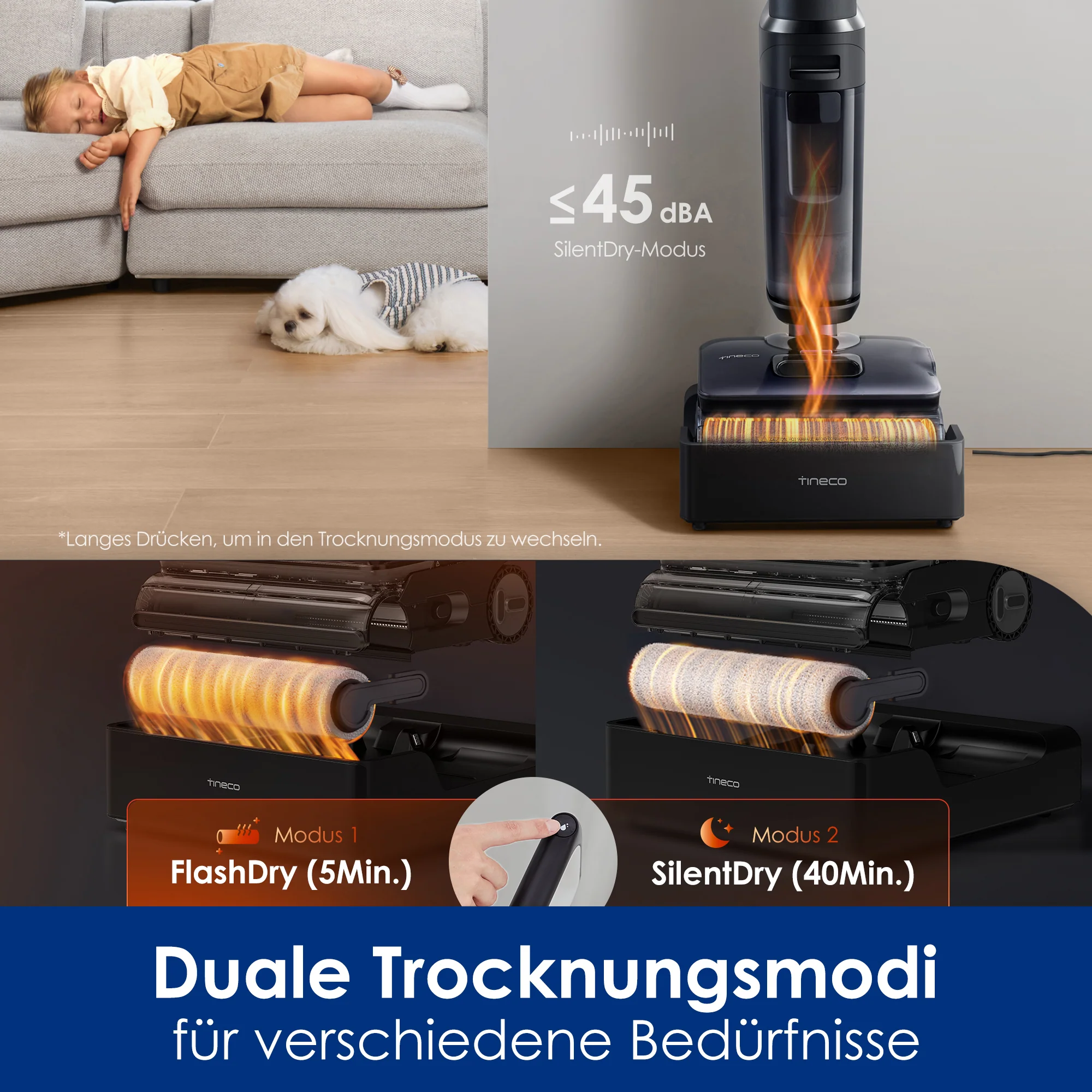 Tineco FLOOR ONE S7 Stretch Steam Nass- und Trockensauger - Image 7
