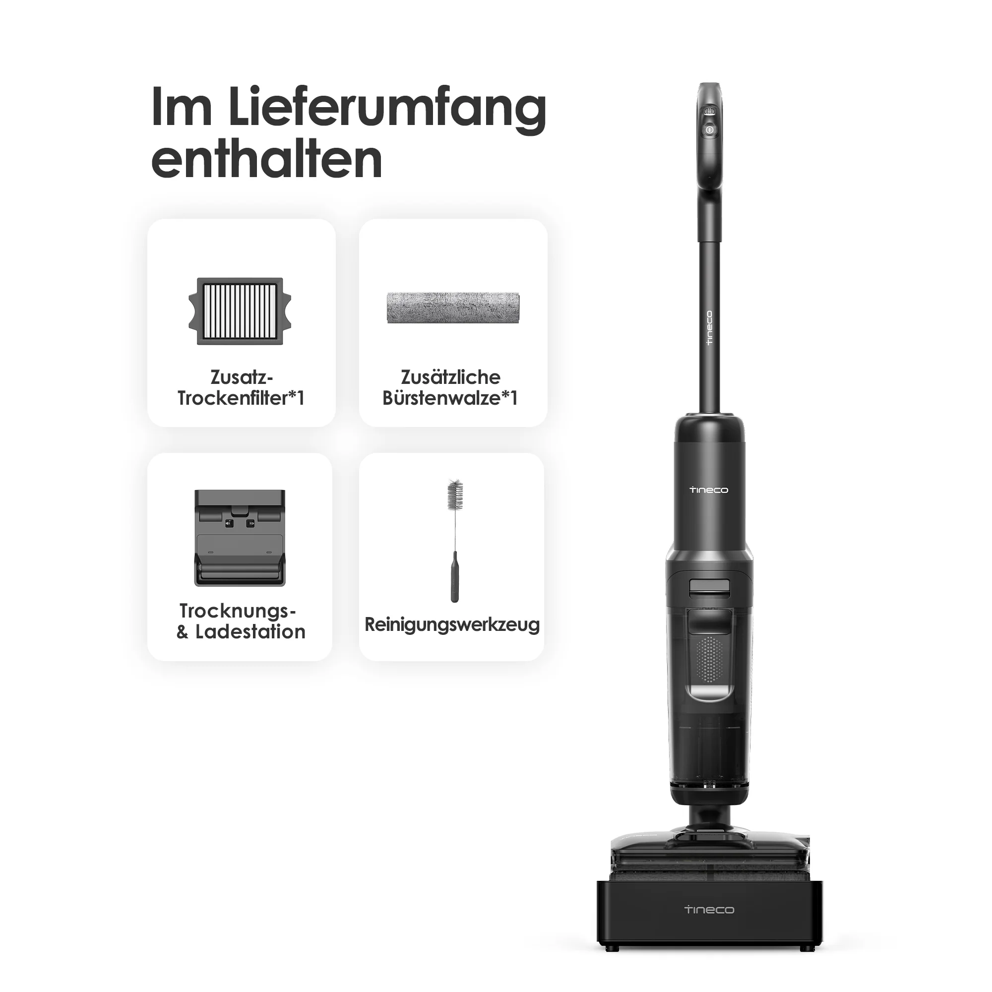 Tineco FLOOR ONE S7 Stretch Steam Nass- und Trockensauger - Image 9