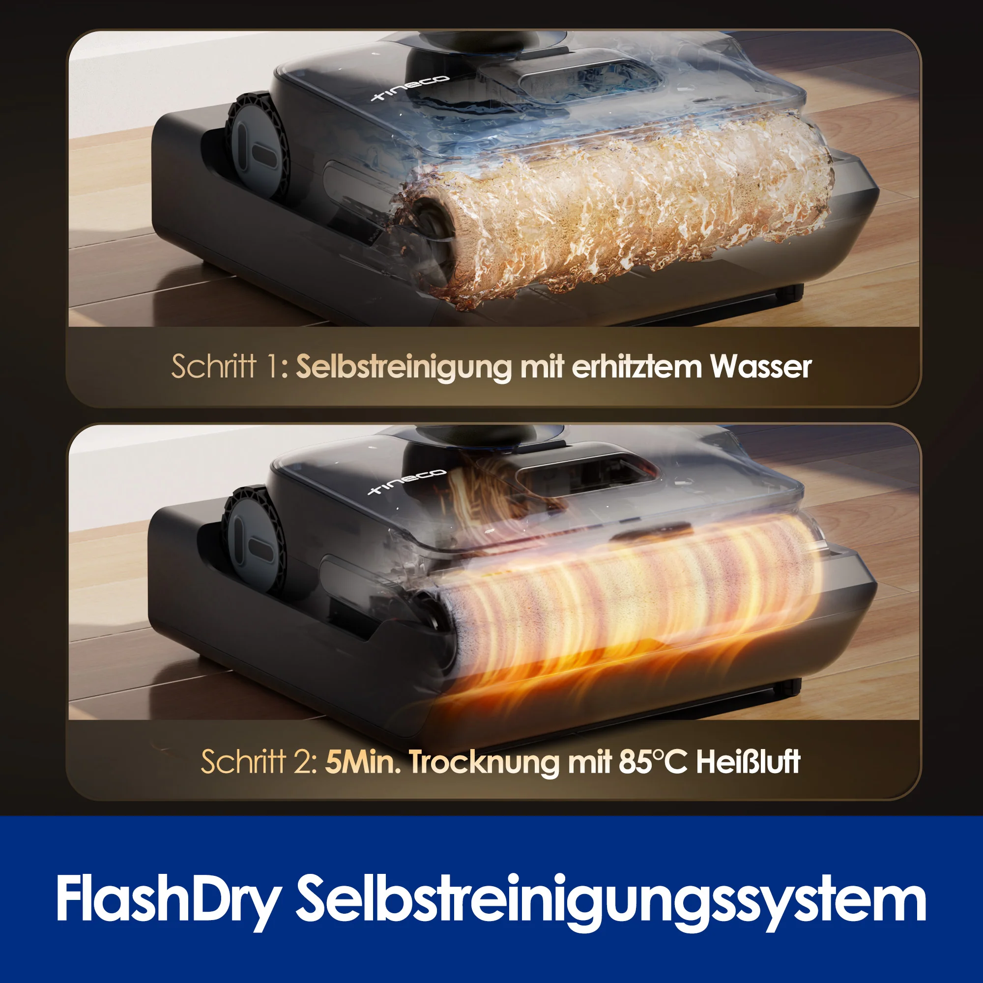 Tineco FLOOR ONE S7 Stretch Turbo Nass- und Trockensauger - Image 6