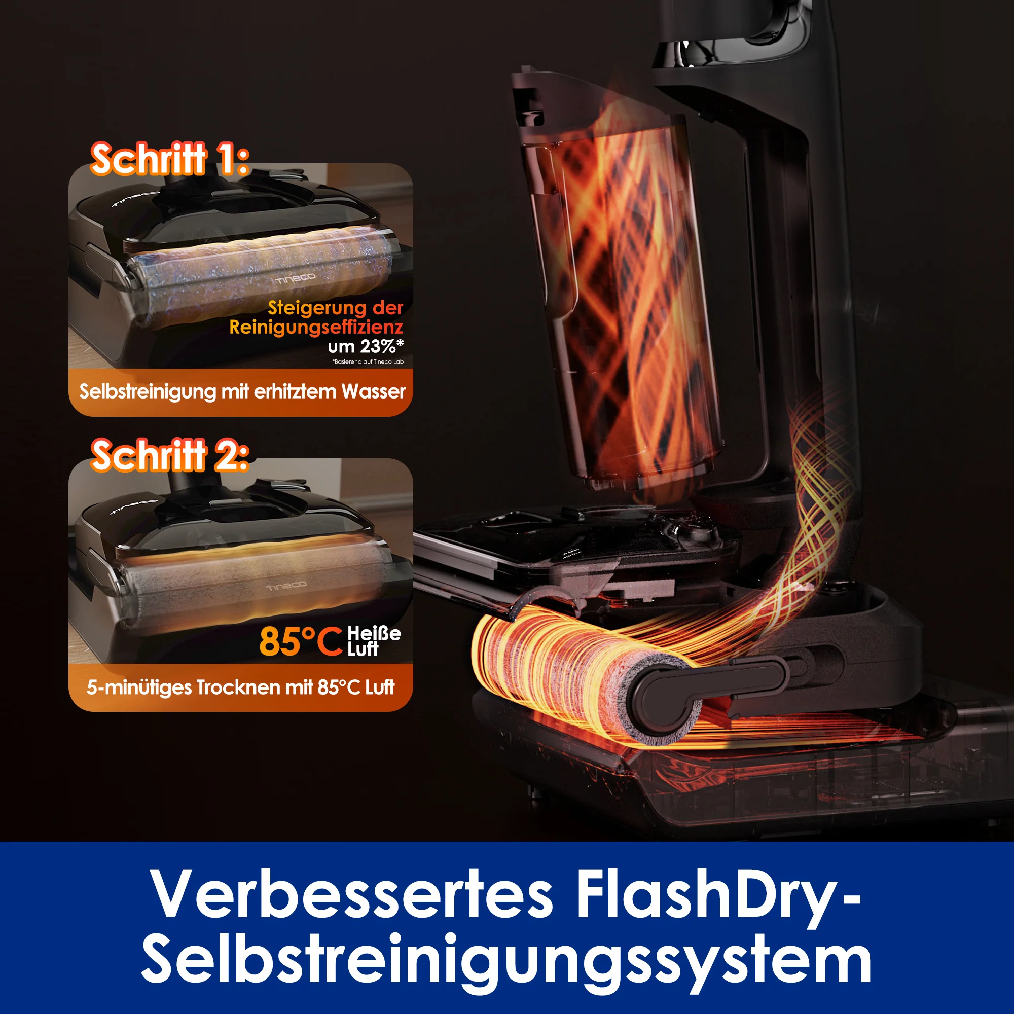 Tineco FLOOR ONE S7 Stretch Ultra intelligenter Nass- und Trockensauger - Image 7