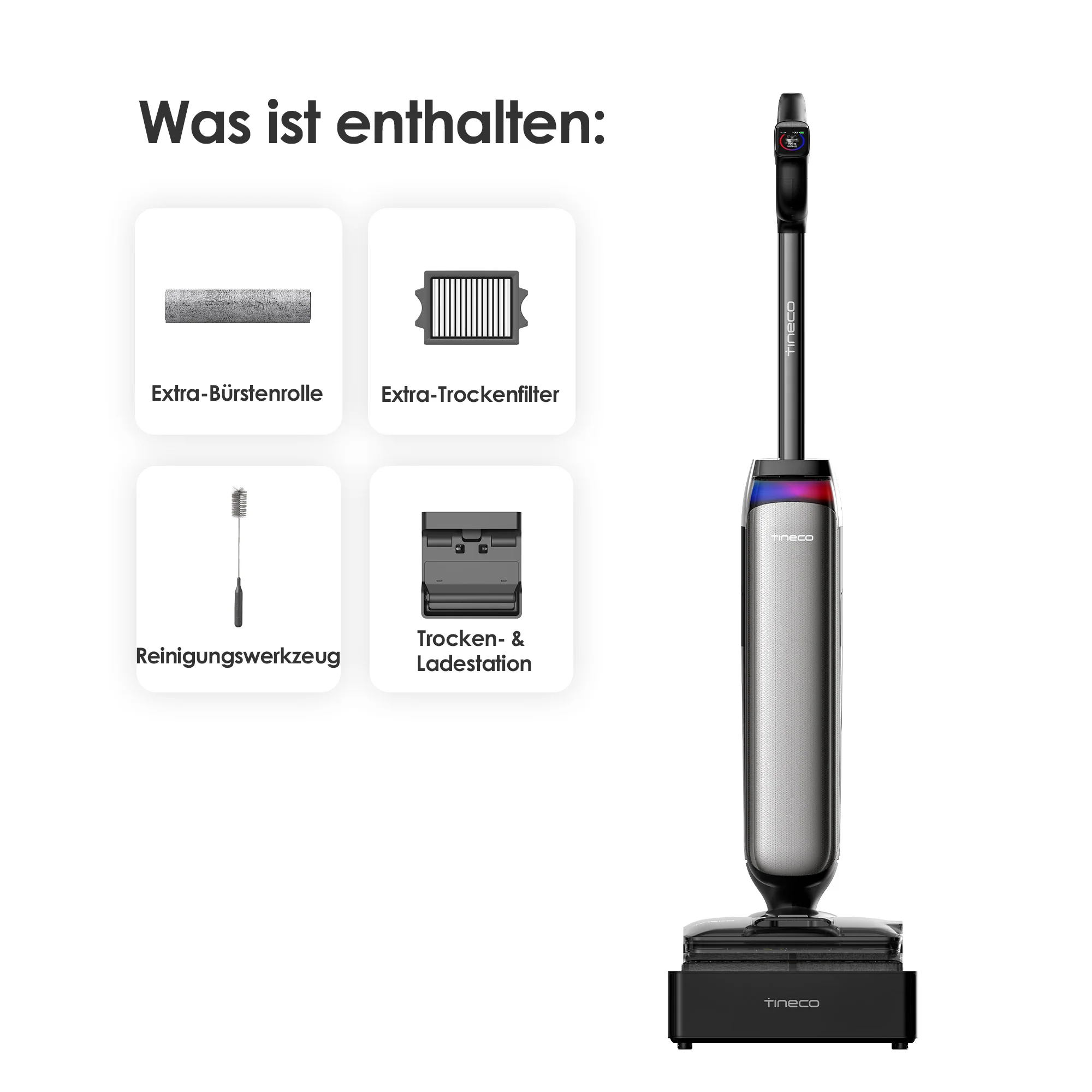 Tineco FLOOR ONE S9 Artist Steam Pro Nass- und Trockensauger - Image 10