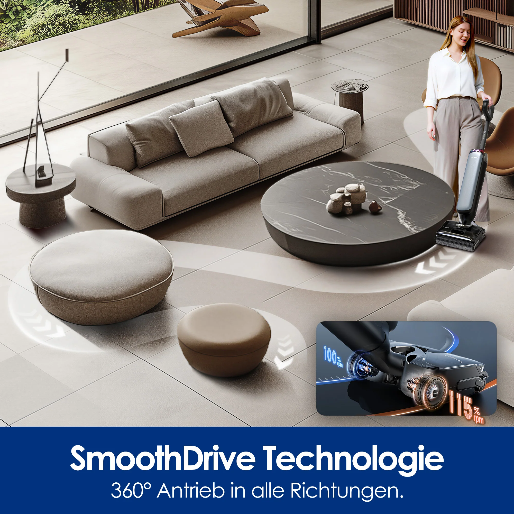 Tineco FLOOR ONE S9 Artist Steam Pro Nass- und Trockensauger - Image 4