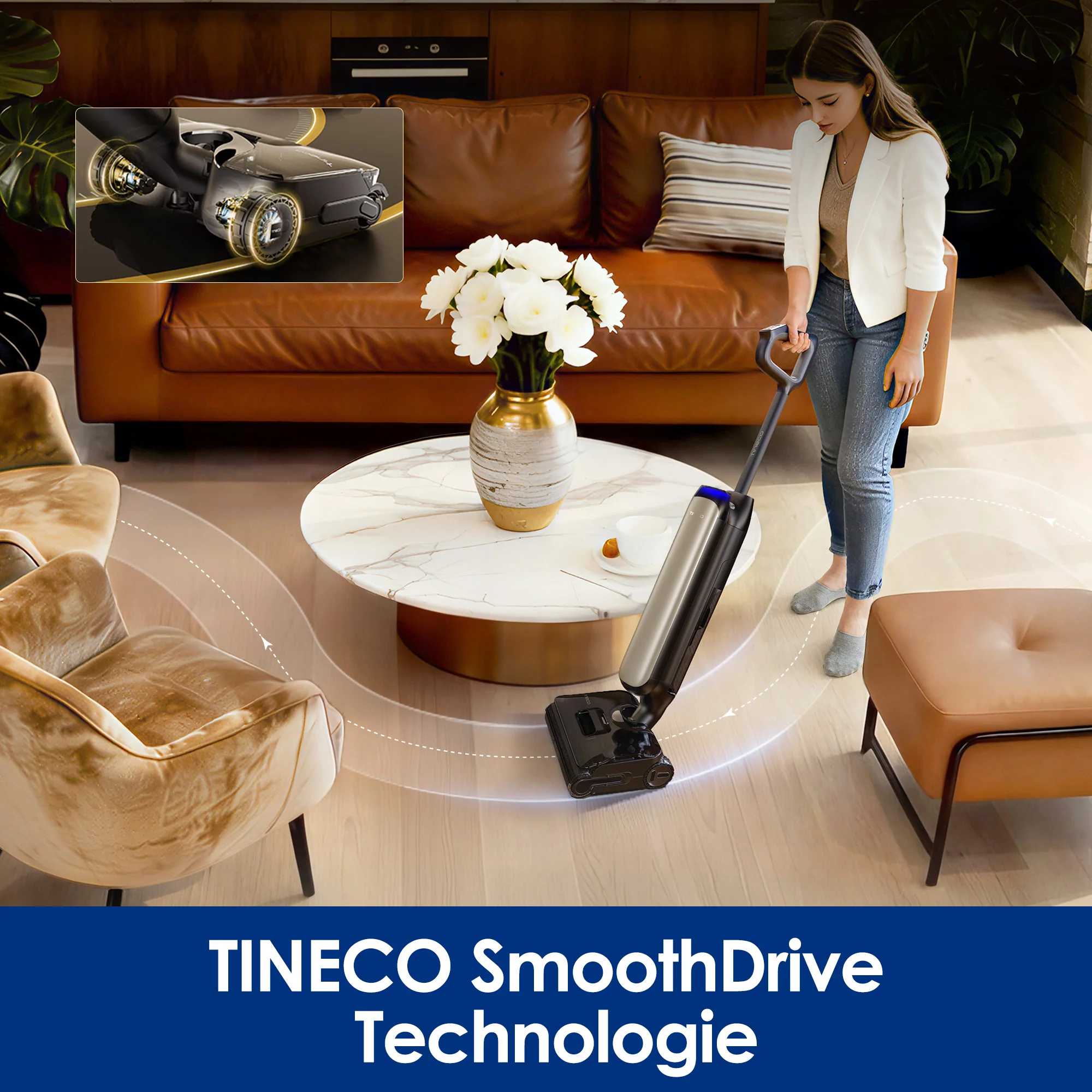 Tineco FLOOR ONE S9 Artist Turbo Nass- und Trockensauger - Image 4
