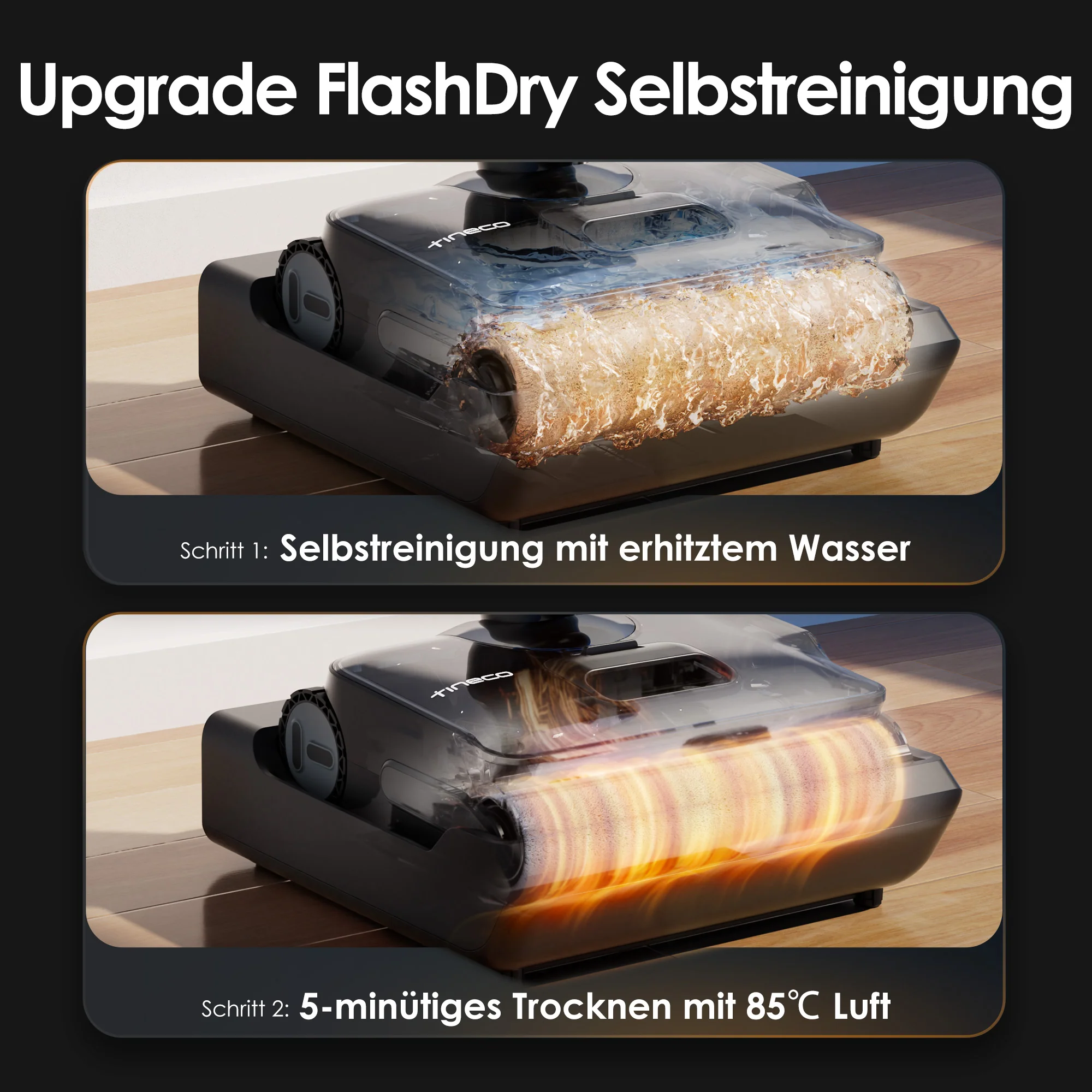 Tineco FLOOR ONE S9 Artist Turbo Nass- und Trockensauger - Image 6