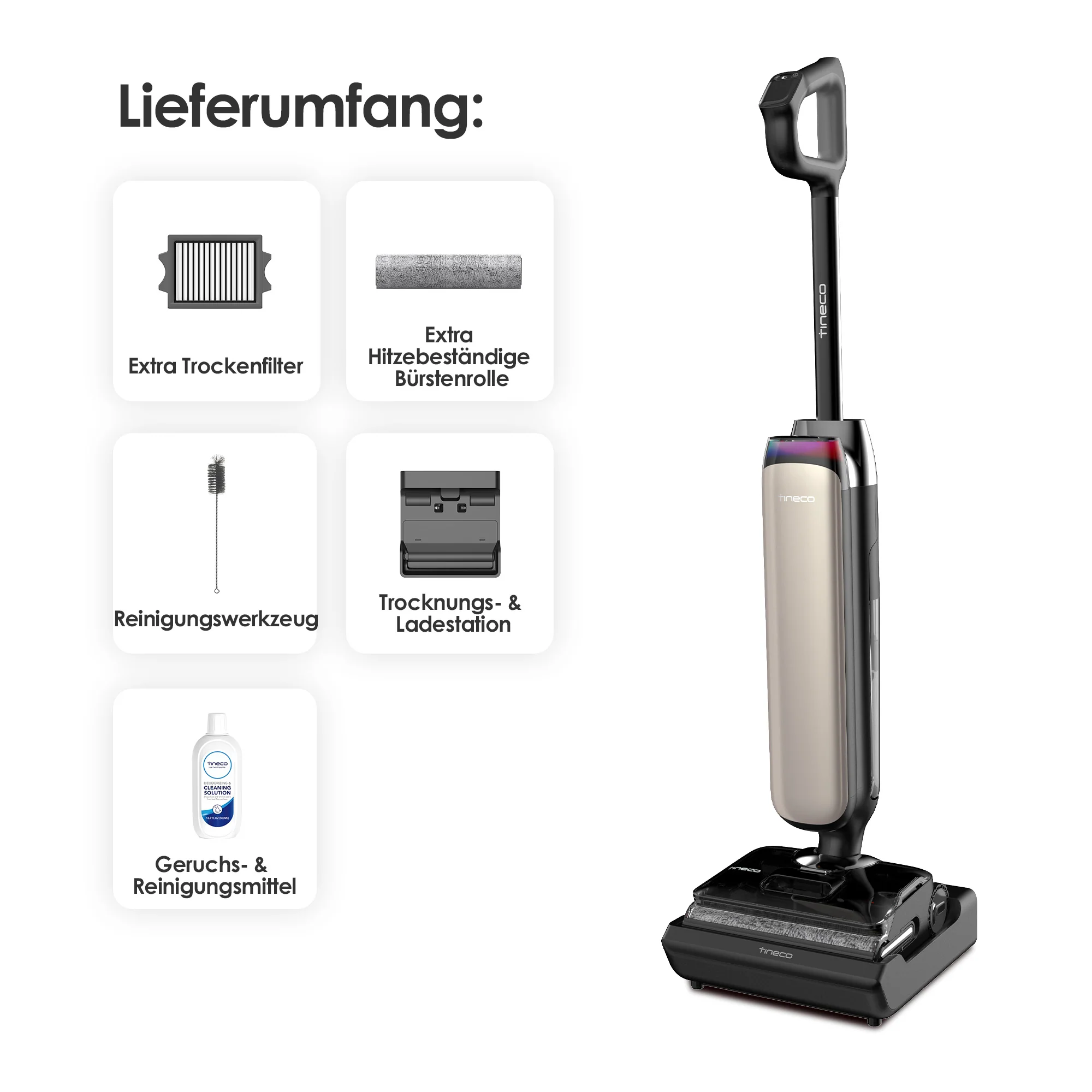 Tineco FLOOR ONE S9 Artist Turbo Nass- und Trockensauger - Image 9