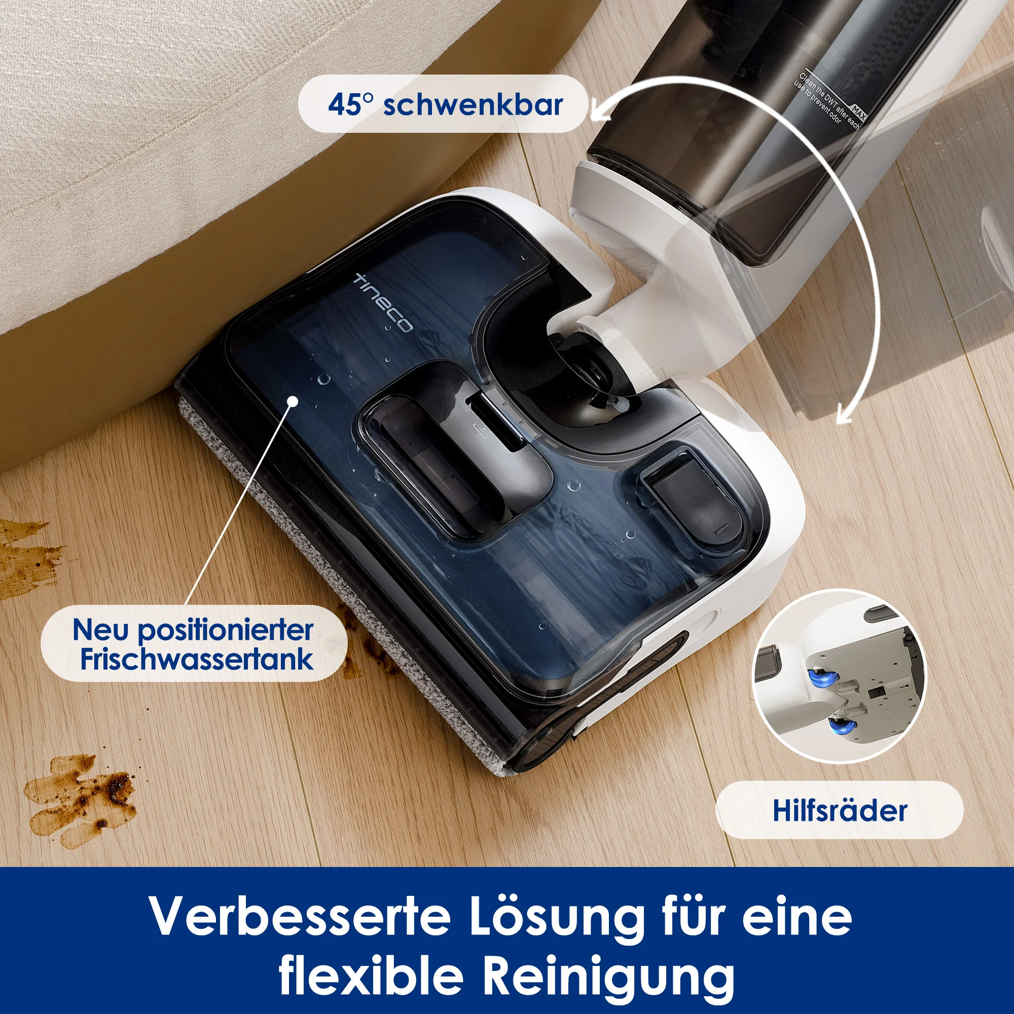 Tineco FLOOR ONE Stretch S6 intelligenter Nass- und Trockensauger - Image 5