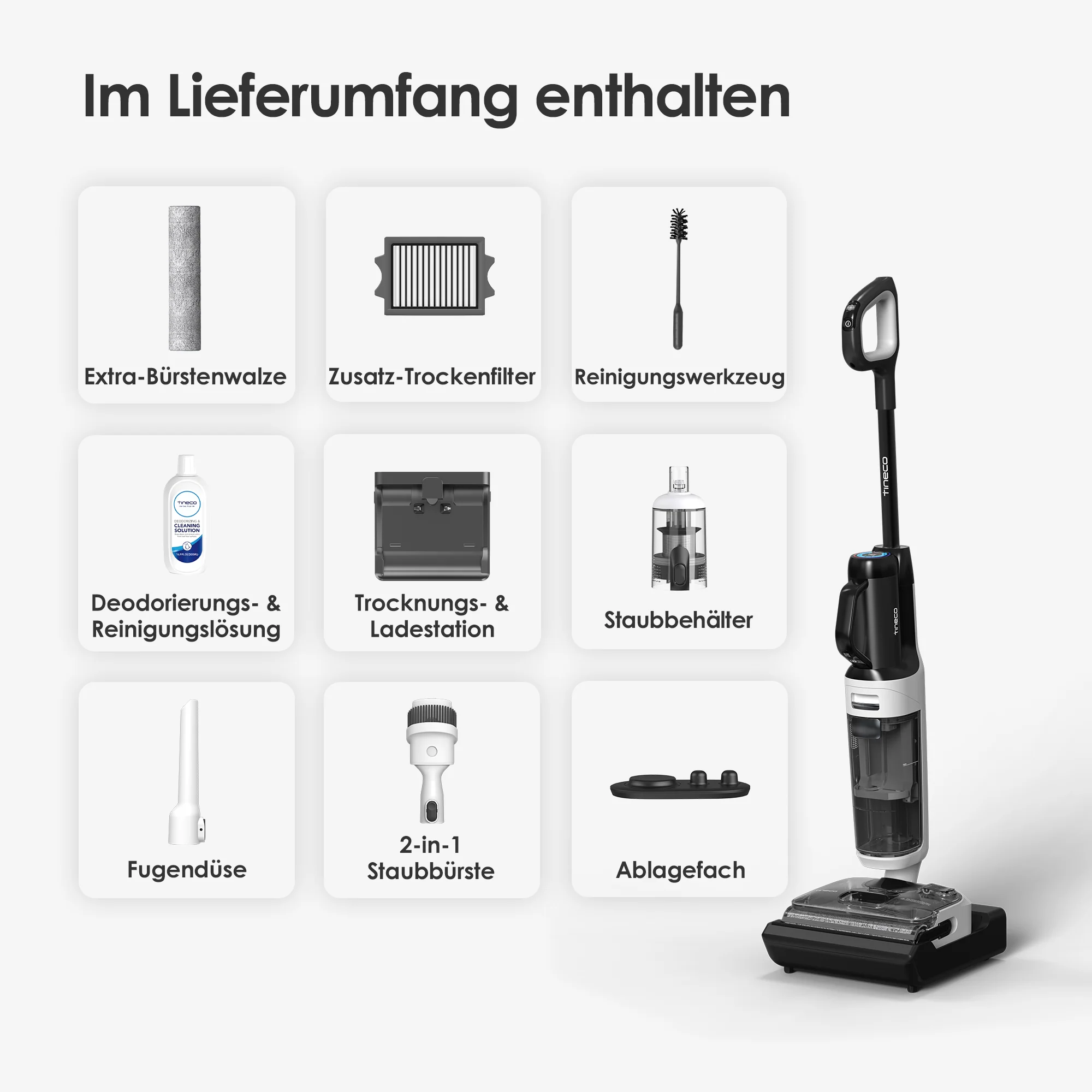 Tineco FLOOR ONE Switch S6 Stretch Breeze intelligenter Nass- und Trockensauger - Image 9