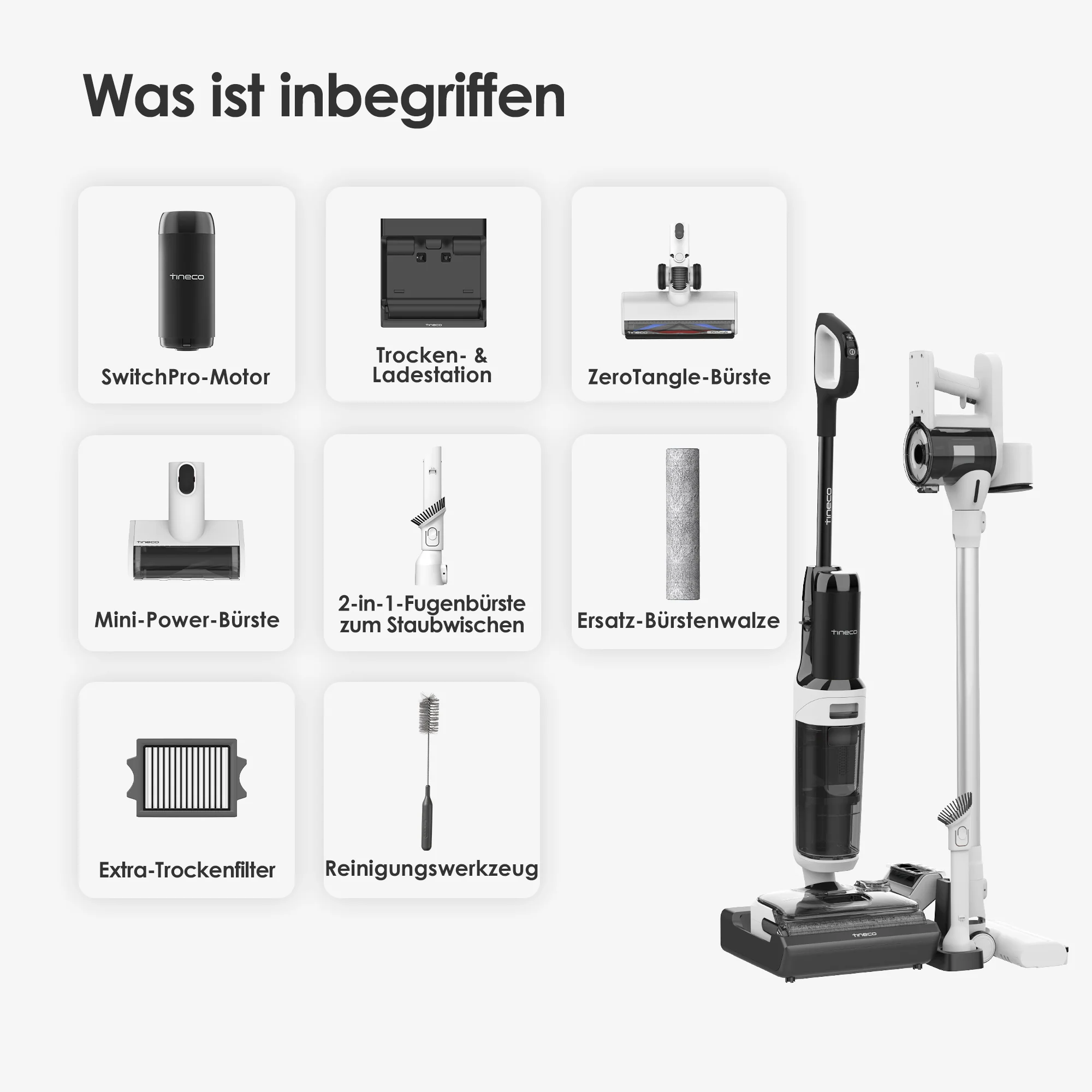 Tineco FLOOR ONE Switch S6 Stretch intelligenter Nass- und Trockensauger - Image 10
