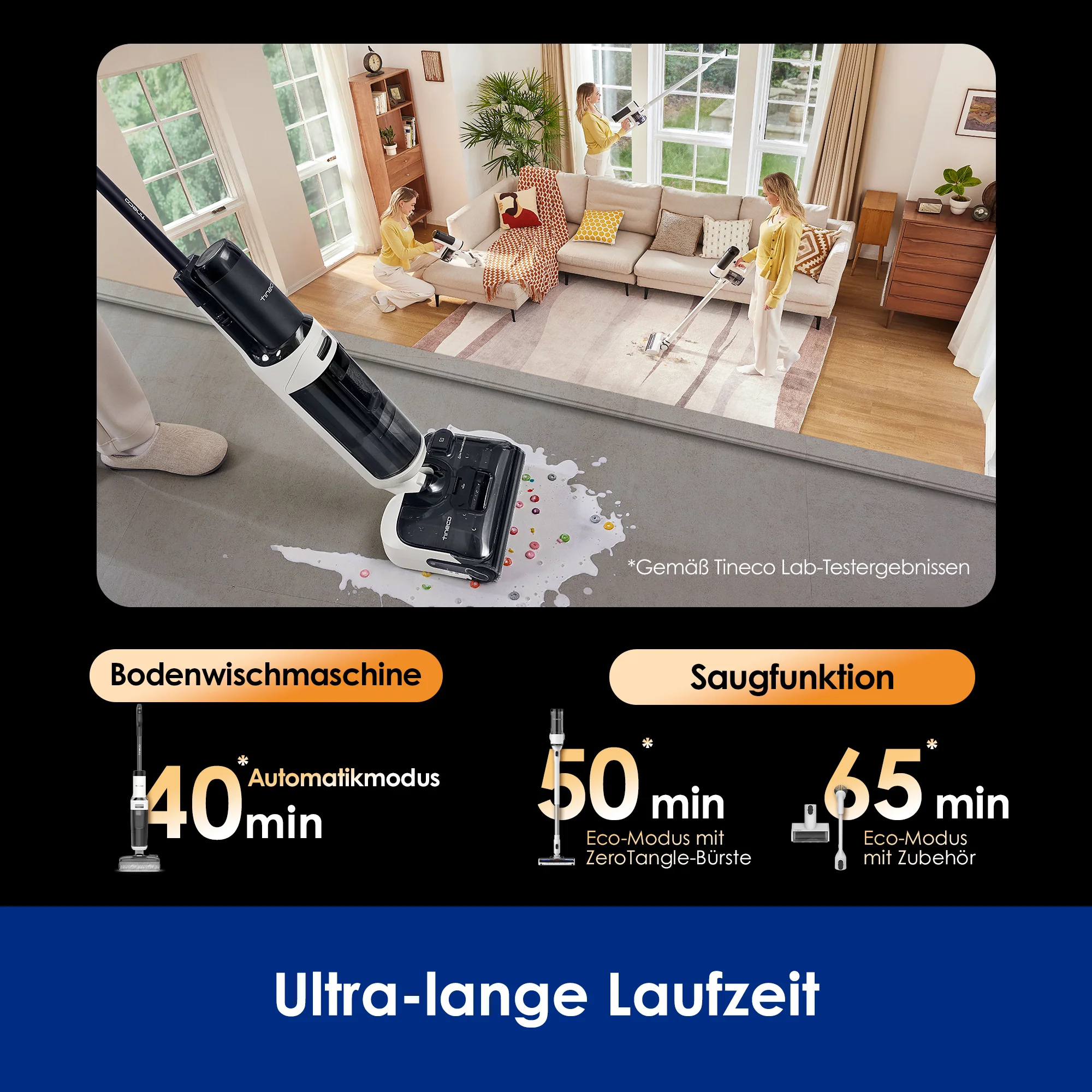 Tineco FLOOR ONE Switch S6 Stretch intelligenter Nass- und Trockensauger - Image 9