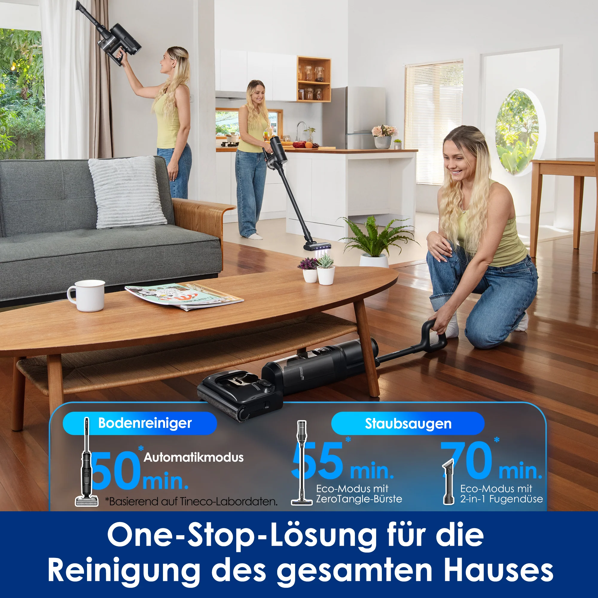 Tineco FLOOR ONE Switch S7 Stretch intelligenter Nass- und Trockensauger - Image 4