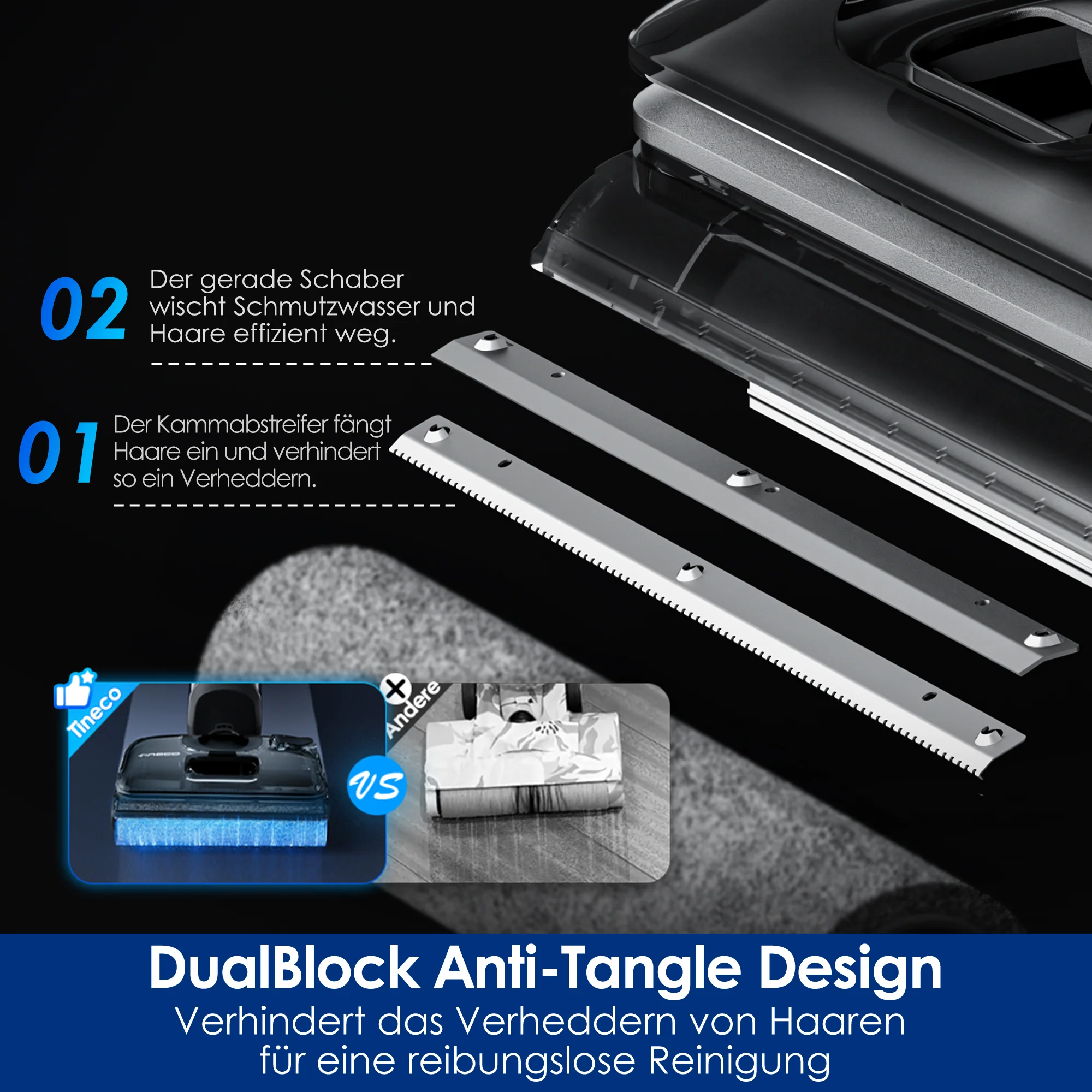 Tineco FLOOR ONE Switch S7 Stretch intelligenter Nass- und Trockensauger - Image 5