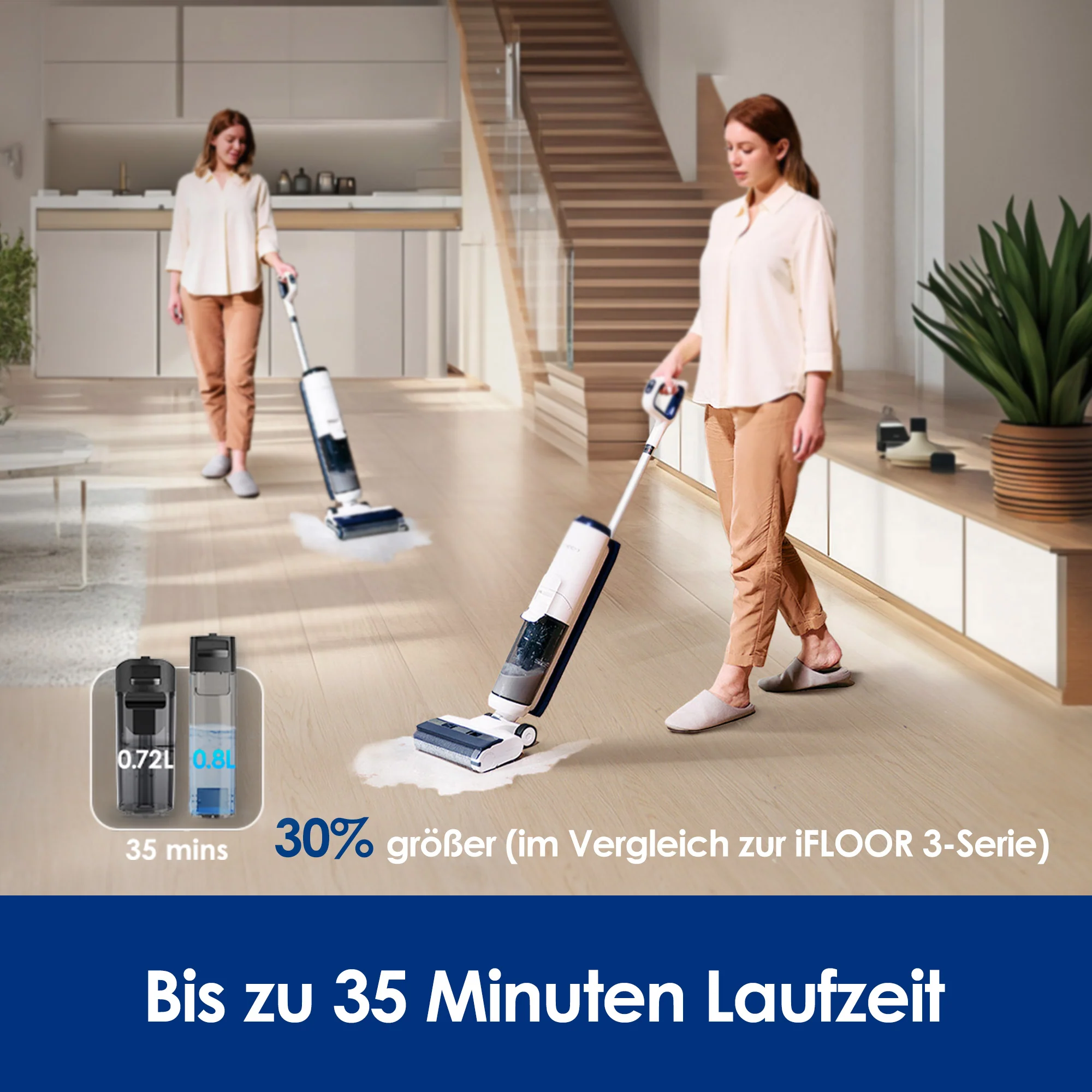 Tineco iFLOOR 5 Breeze Complete Nass- und Trockensauger - Image 7