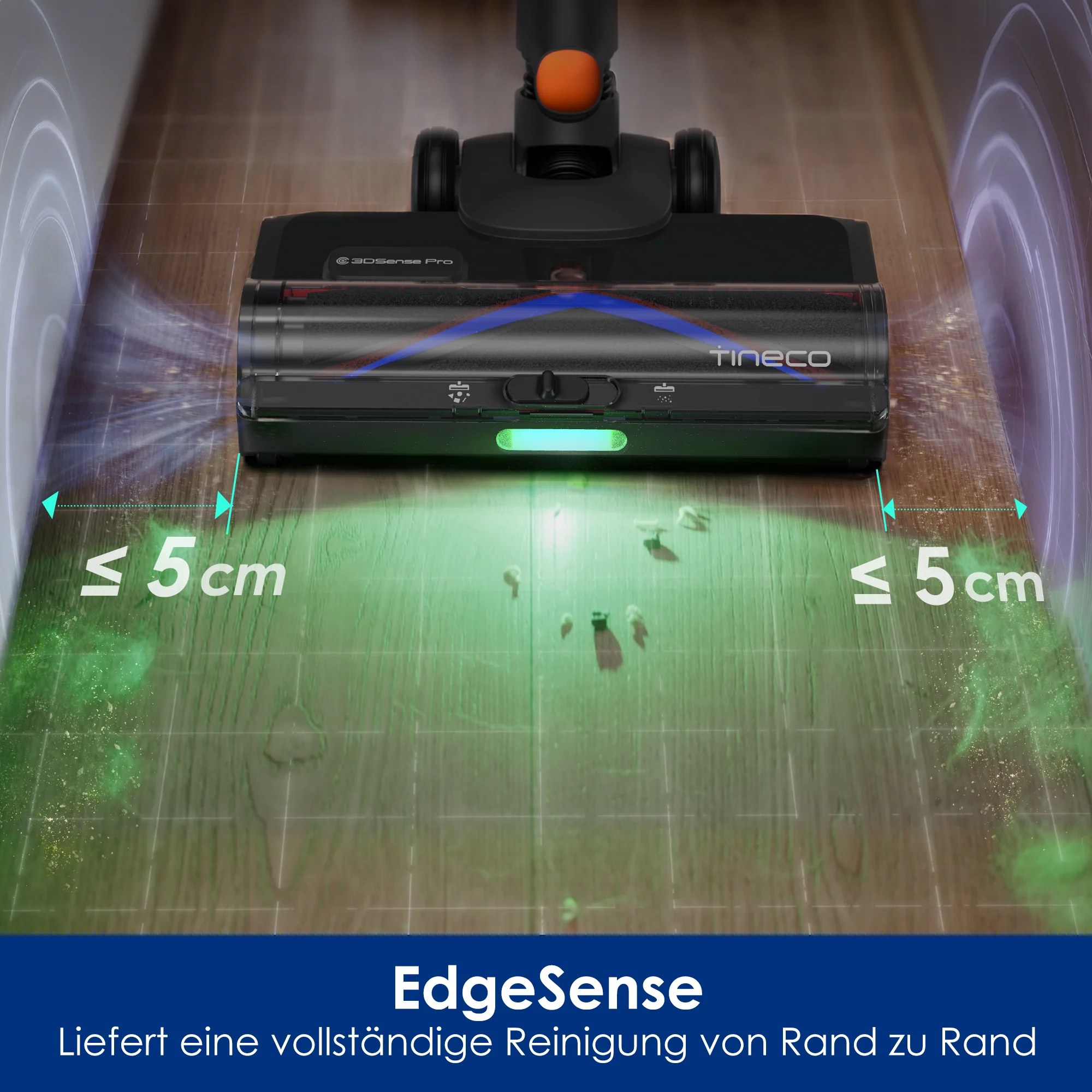 TINECO PURE ONE S70 Smarter Akkustaubsauger blau-orange - Image 5