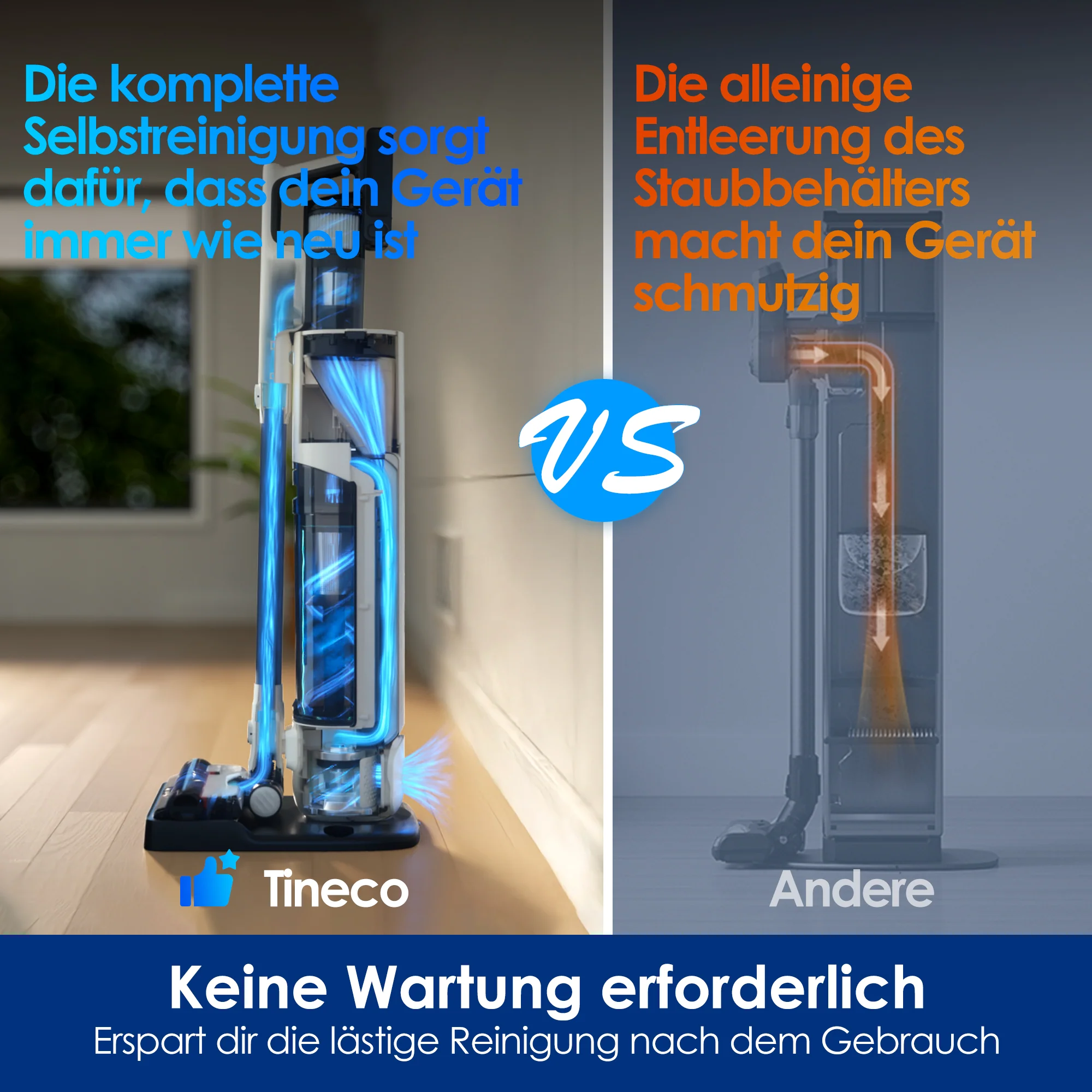 Tineco PURE ONE Station 5 Plus kabelloser smarter Staubsauger - Image 3