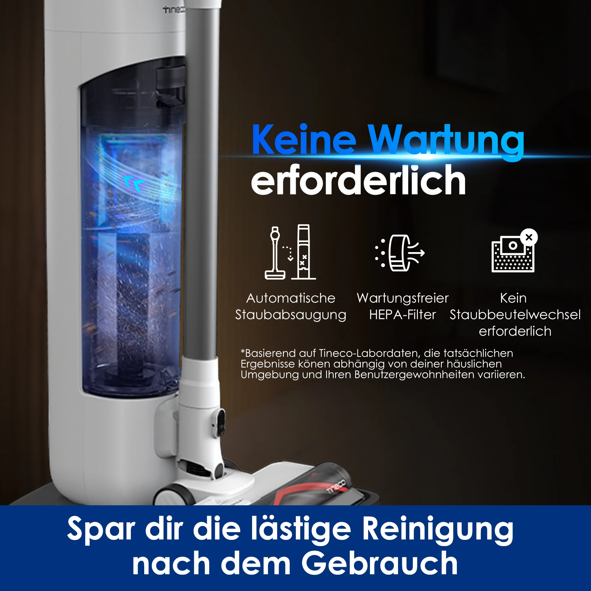 Tineco PURE ONE Station 5 Plus kabelloser smarter Staubsauger - Image 4