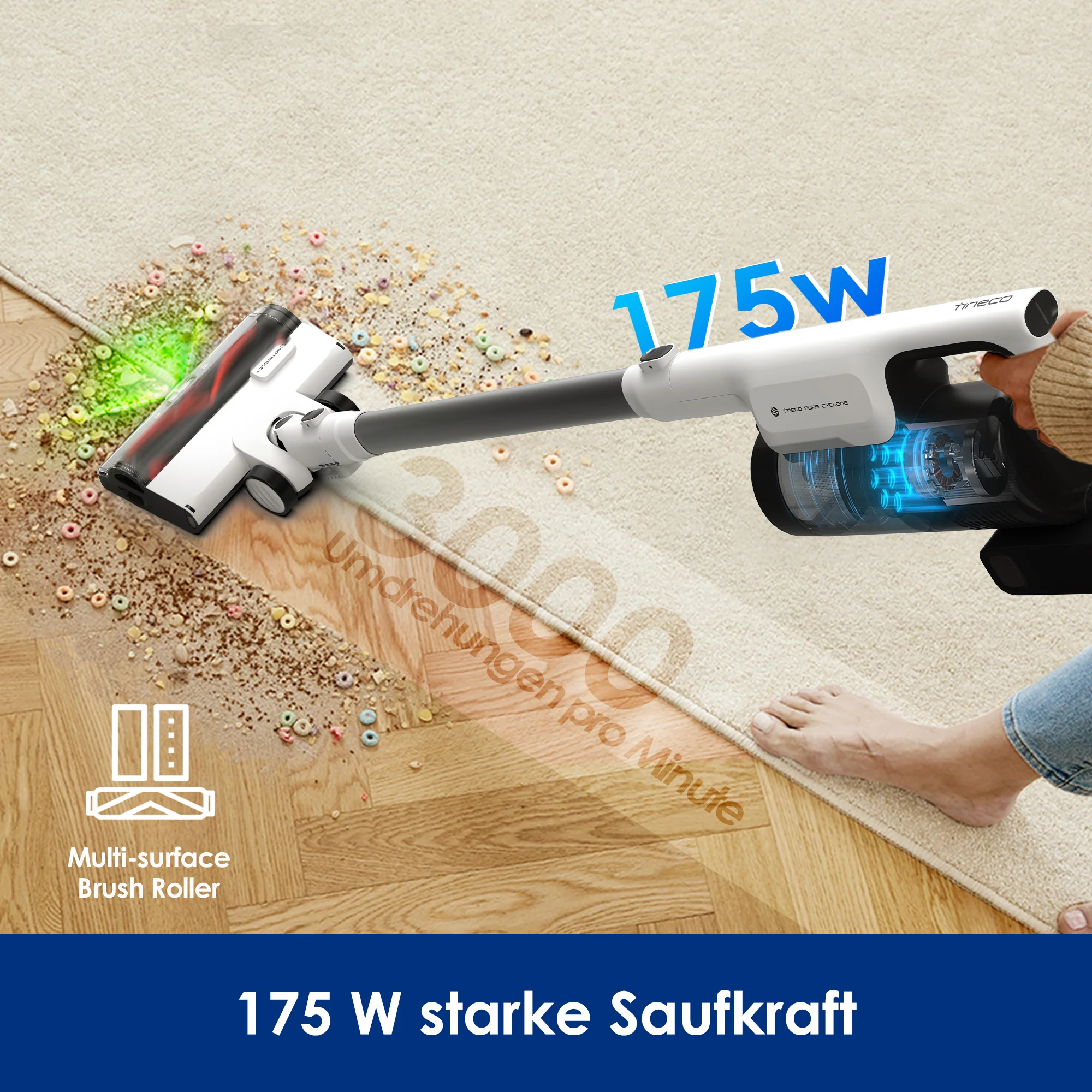 Tineco PURE ONE Station 5 Plus kabelloser smarter Staubsauger - Image 5