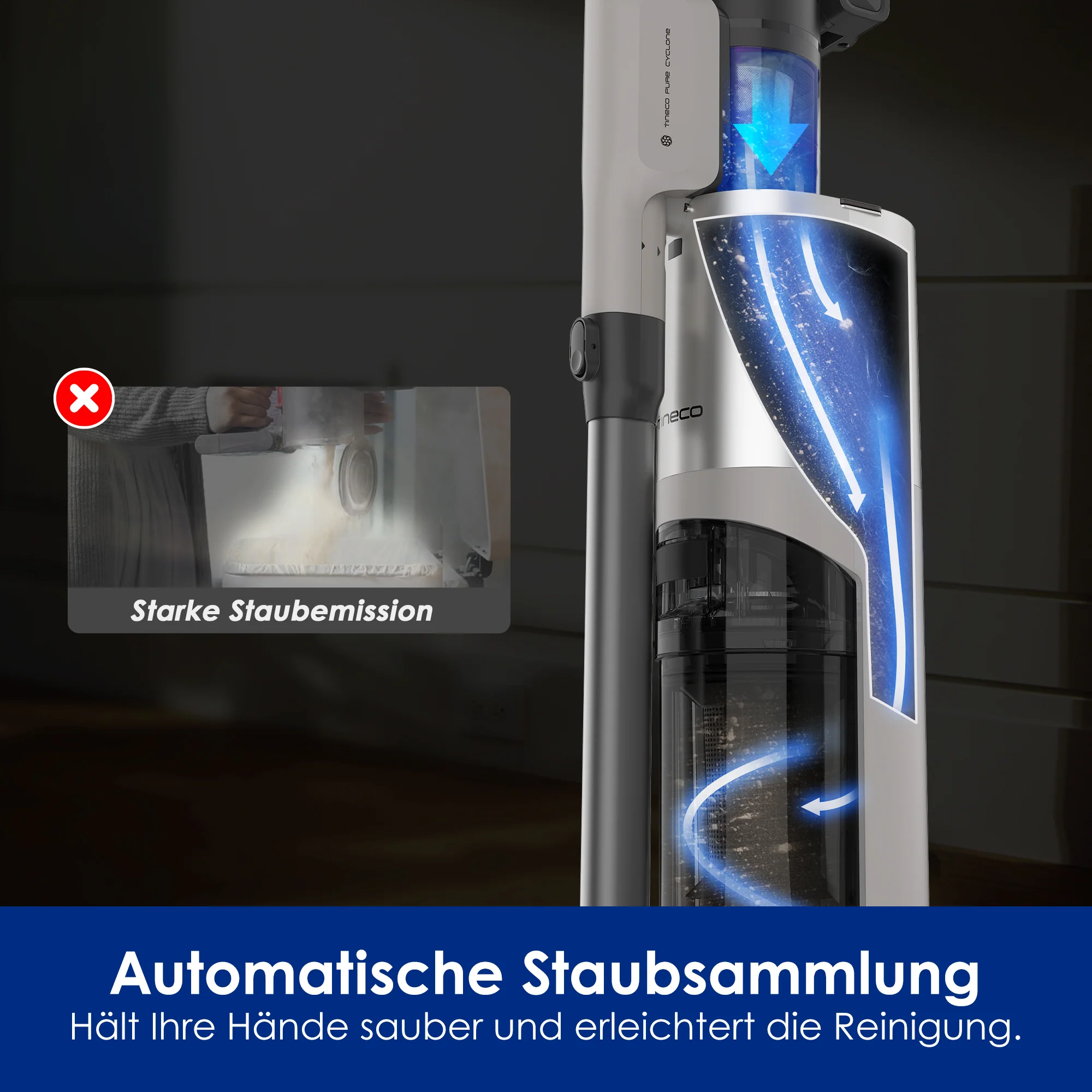 Tineco PURE ONE Station 5 Pro kabelloser smarter Staubsauger - Image 3